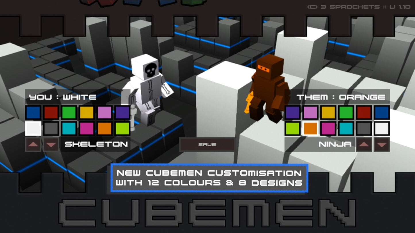 Cubemen Steam Key GLOBAL   - 3 Sprockets [Email/Instant Delivery]