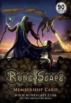 RuneScape Membership Timecard 90 Days - Runescape Key - GLOBAL  [Email/Instant Delivery]