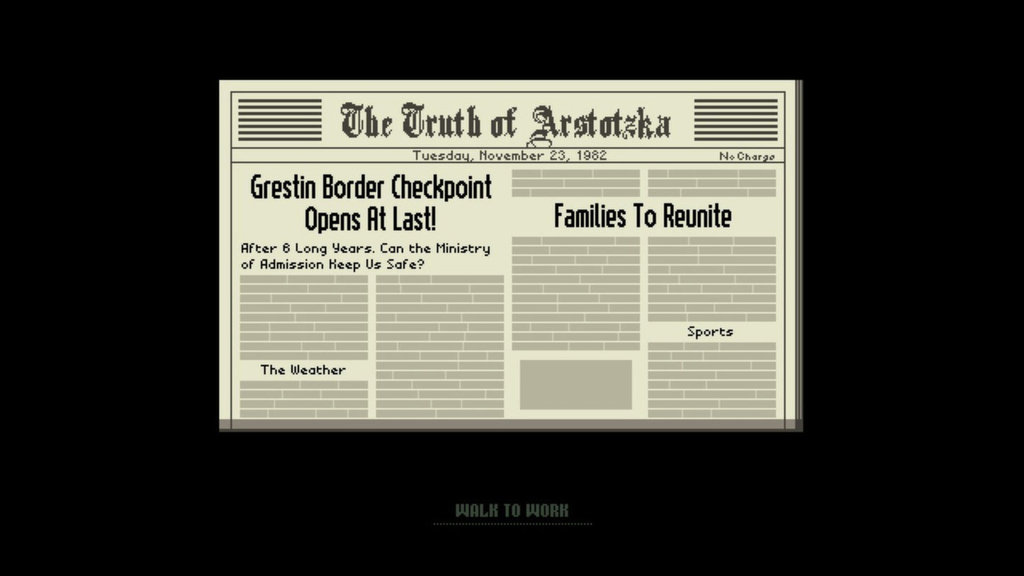Papers, Please Steam Key GLOBAL   - 3909 [Email/Instant Delivery]