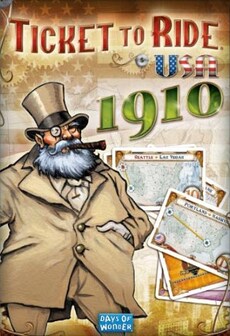 Ticket to Ride USA 1910 Steam Key GLOBAL   - Days of Wonder [Email/Instant Delivery]