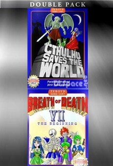 Cthulhu Saves the World & Breath of Death VII Double Pack Steam Key GLOBAL   - Zeboyd Games [Email/Instant Delivery]
