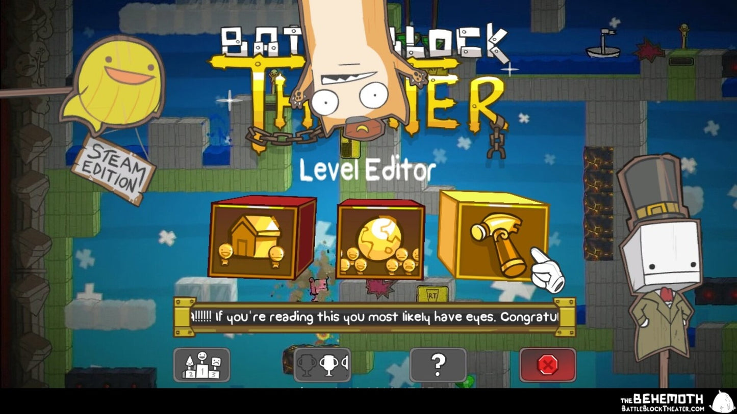 BattleBlock Theater (PC) - Steam Gift - NORTH AMERICA   - The Behemoth [Email/Instant Delivery]
