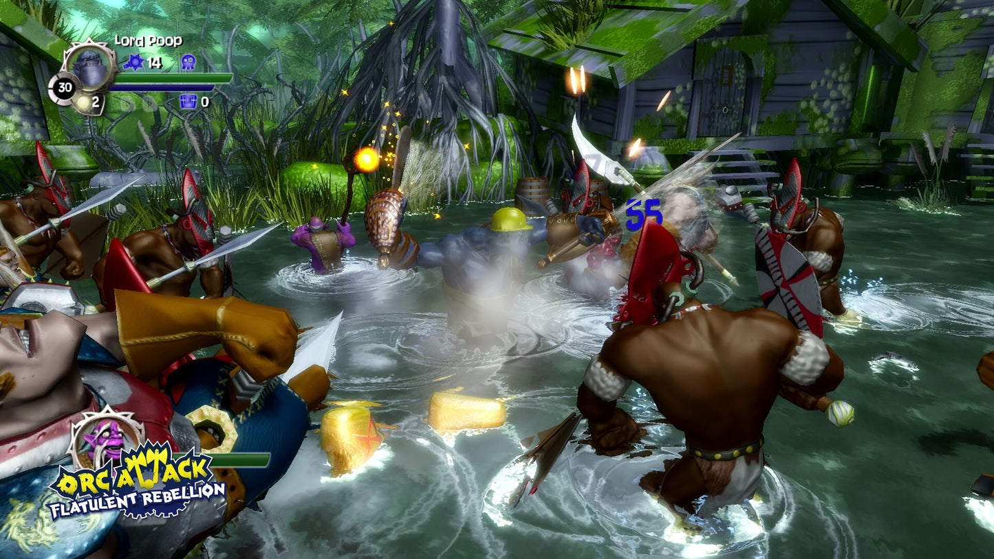 Orc Attack: Flatulent Rebellion Steam Key GLOBAL   - Reverb [Email/Instant Delivery]