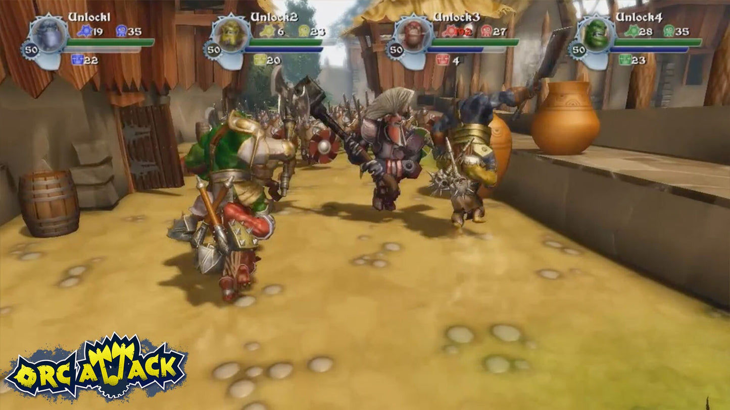 Orc Attack: Flatulent Rebellion Steam Key GLOBAL   - Reverb [Email/Instant Delivery]