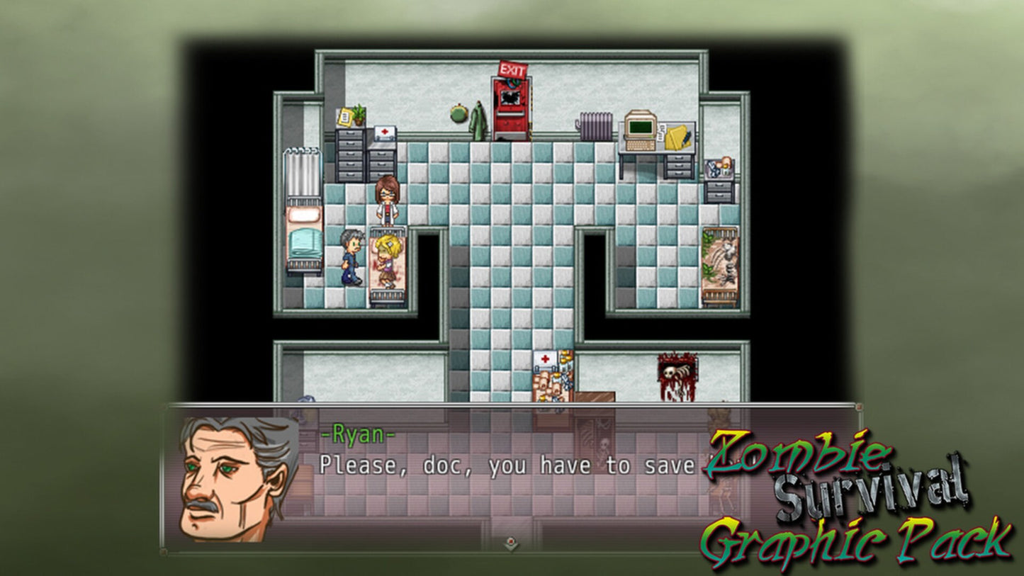 RPG Maker: Zombie Survival Graphic Pack Steam Key GLOBAL   - Degica [Email/Instant Delivery]