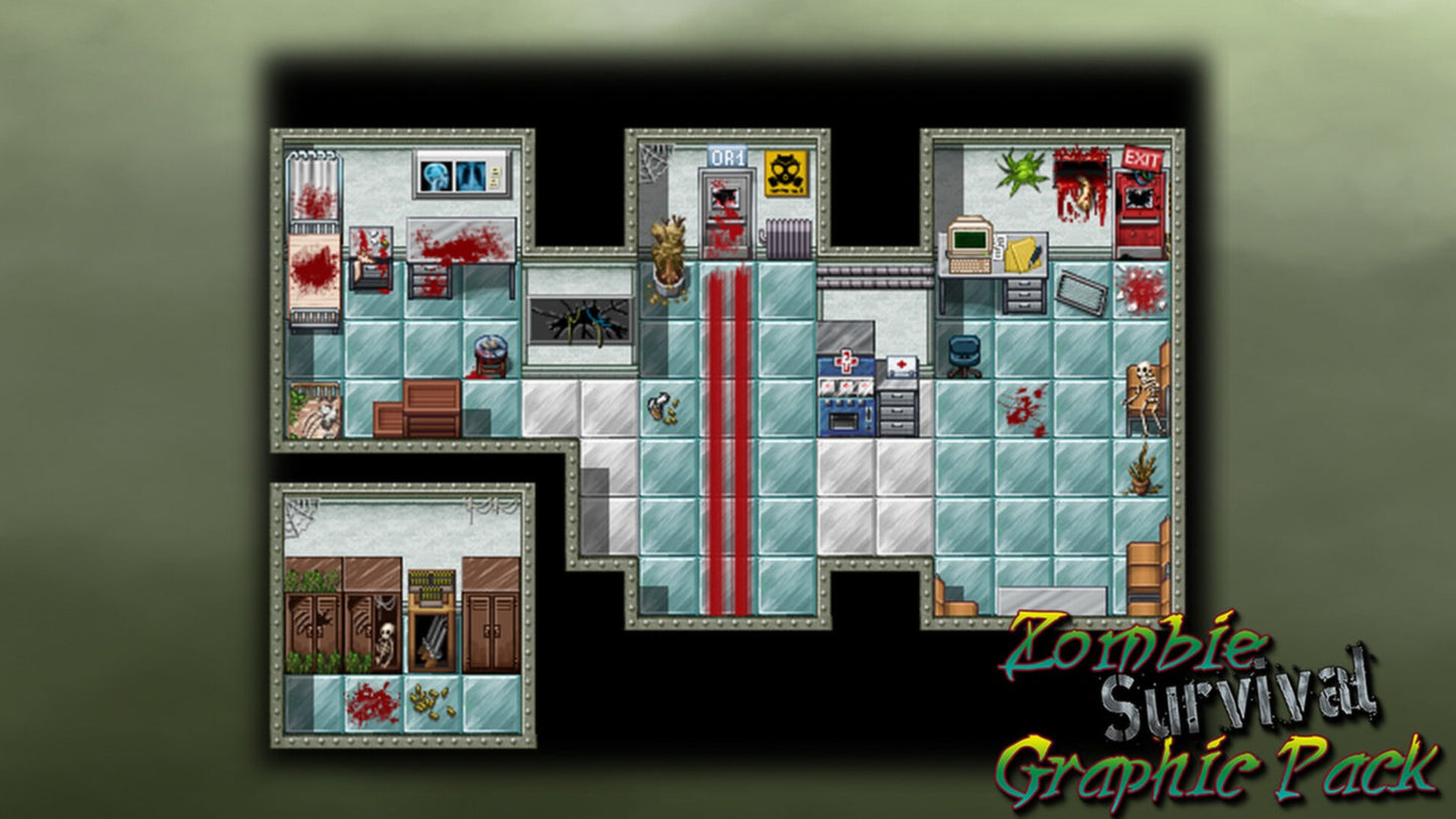 RPG Maker: Zombie Survival Graphic Pack Steam Key GLOBAL   - Degica [Email/Instant Delivery]