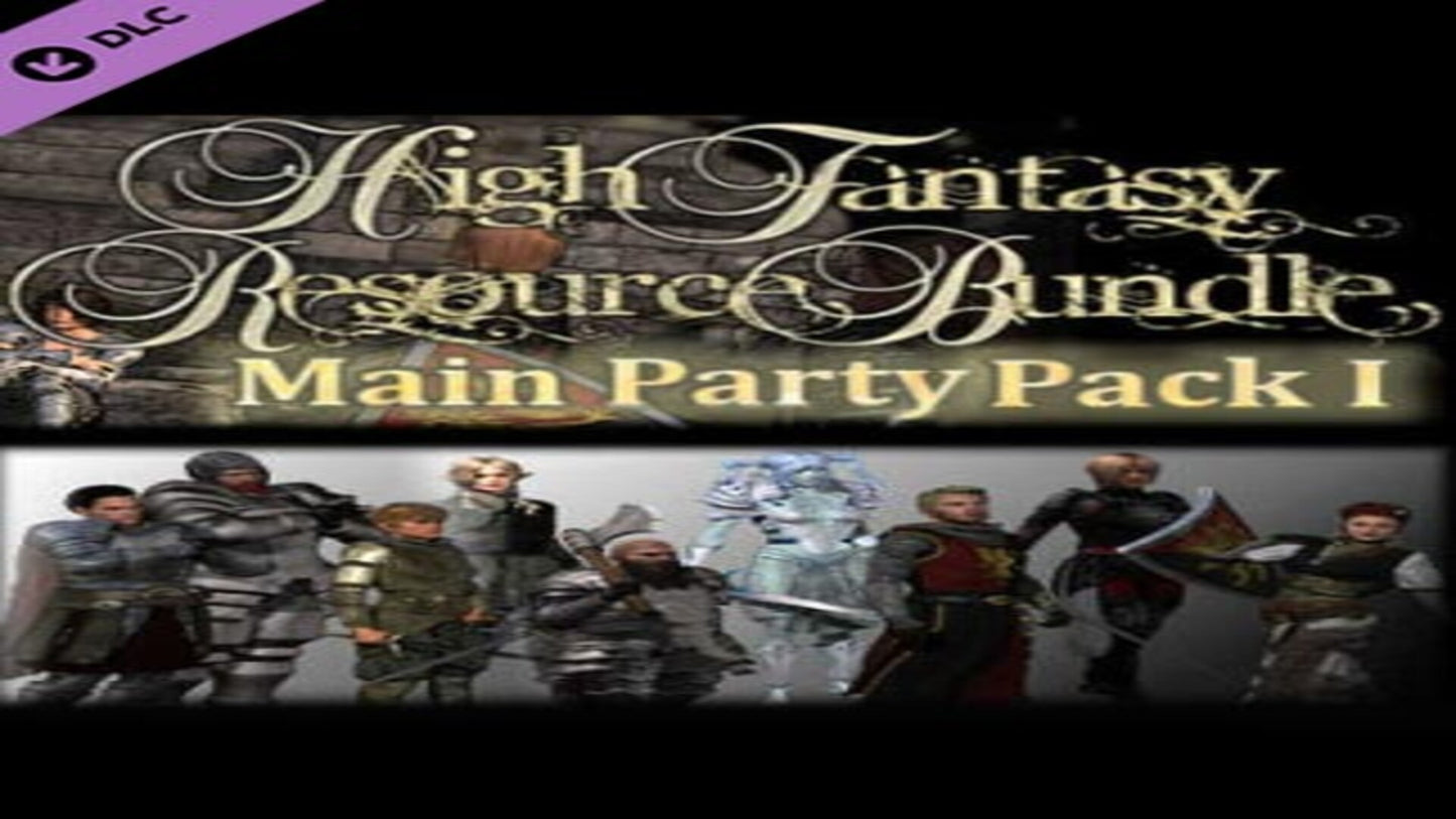 RPG Maker: High Fantasy Main Party Pack 1 Steam Key GLOBAL   - Degica [Email/Instant Delivery]