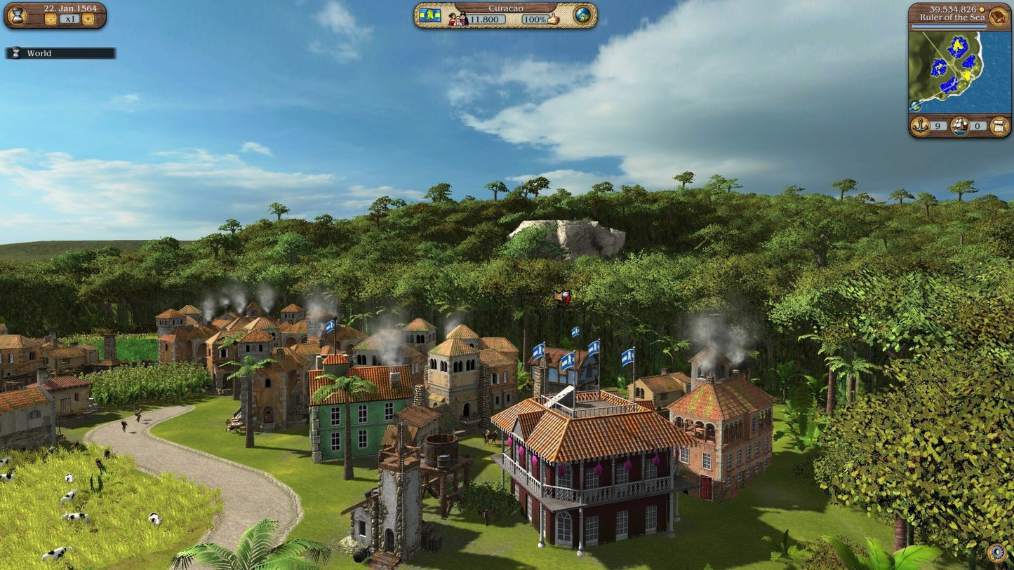 Port Royale 3 | Gold Edition (PC) - Steam Key - GLOBAL   - Kalypso Media [Email/Instant Delivery]