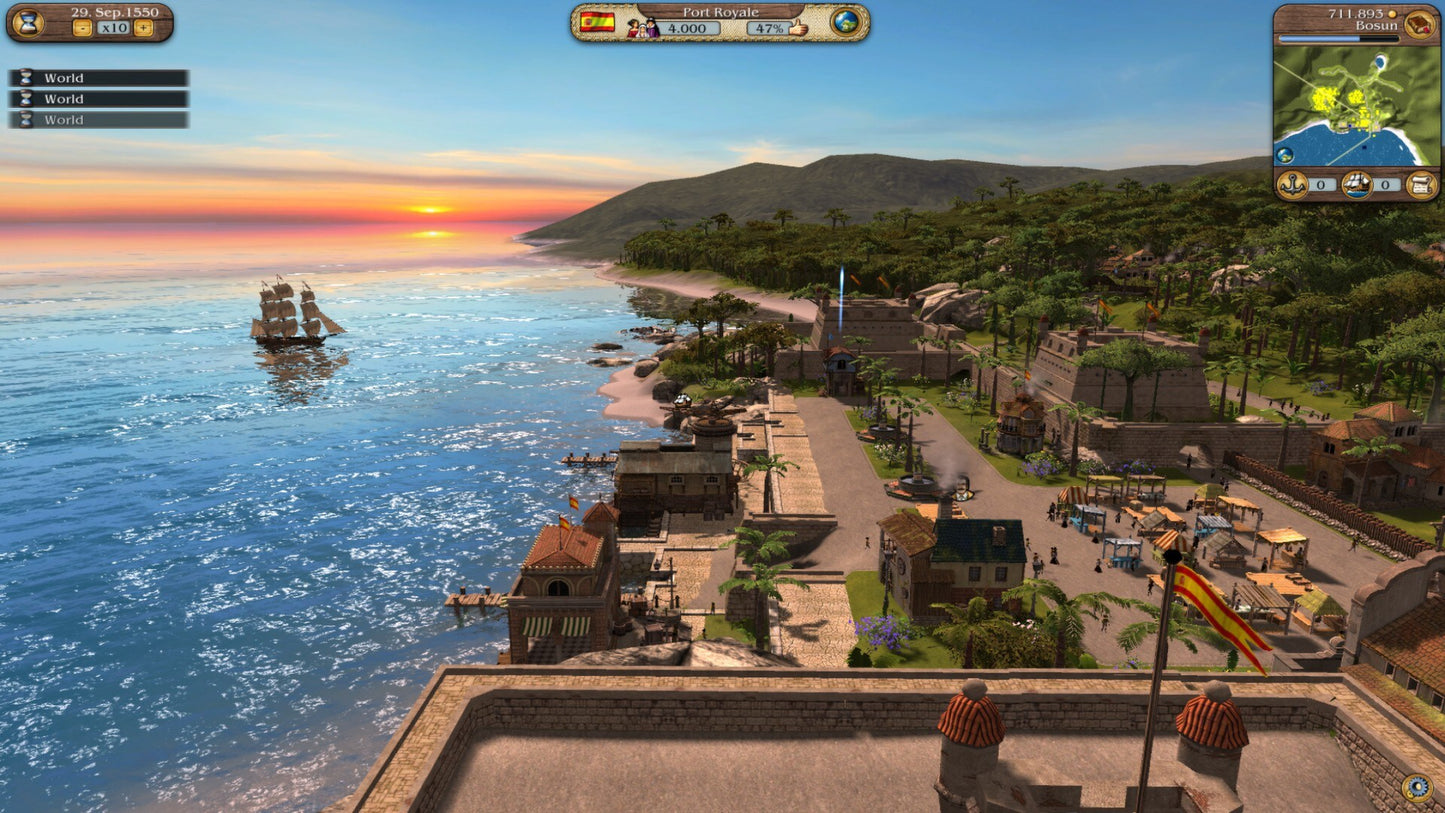 Port Royale 3 | Gold Edition (PC) - Steam Key - GLOBAL   - Kalypso Media [Email/Instant Delivery]