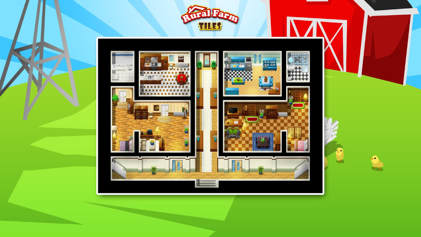 RPG Maker: Rural Farm Tiles Resource Pack Steam Key GLOBAL   - Degica [Email/Instant Delivery]
