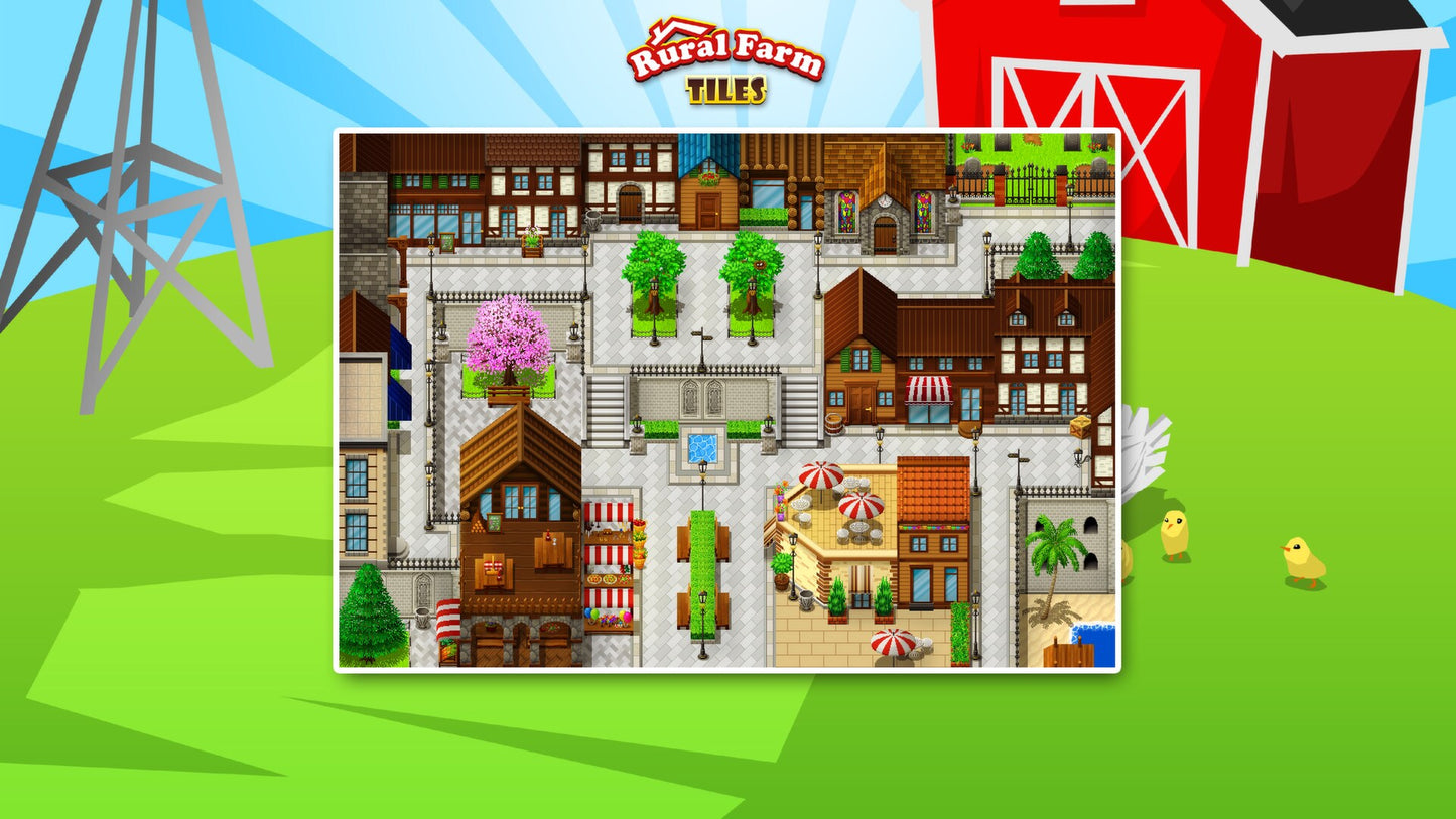RPG Maker: Rural Farm Tiles Resource Pack Steam Key GLOBAL   - Degica [Email/Instant Delivery]