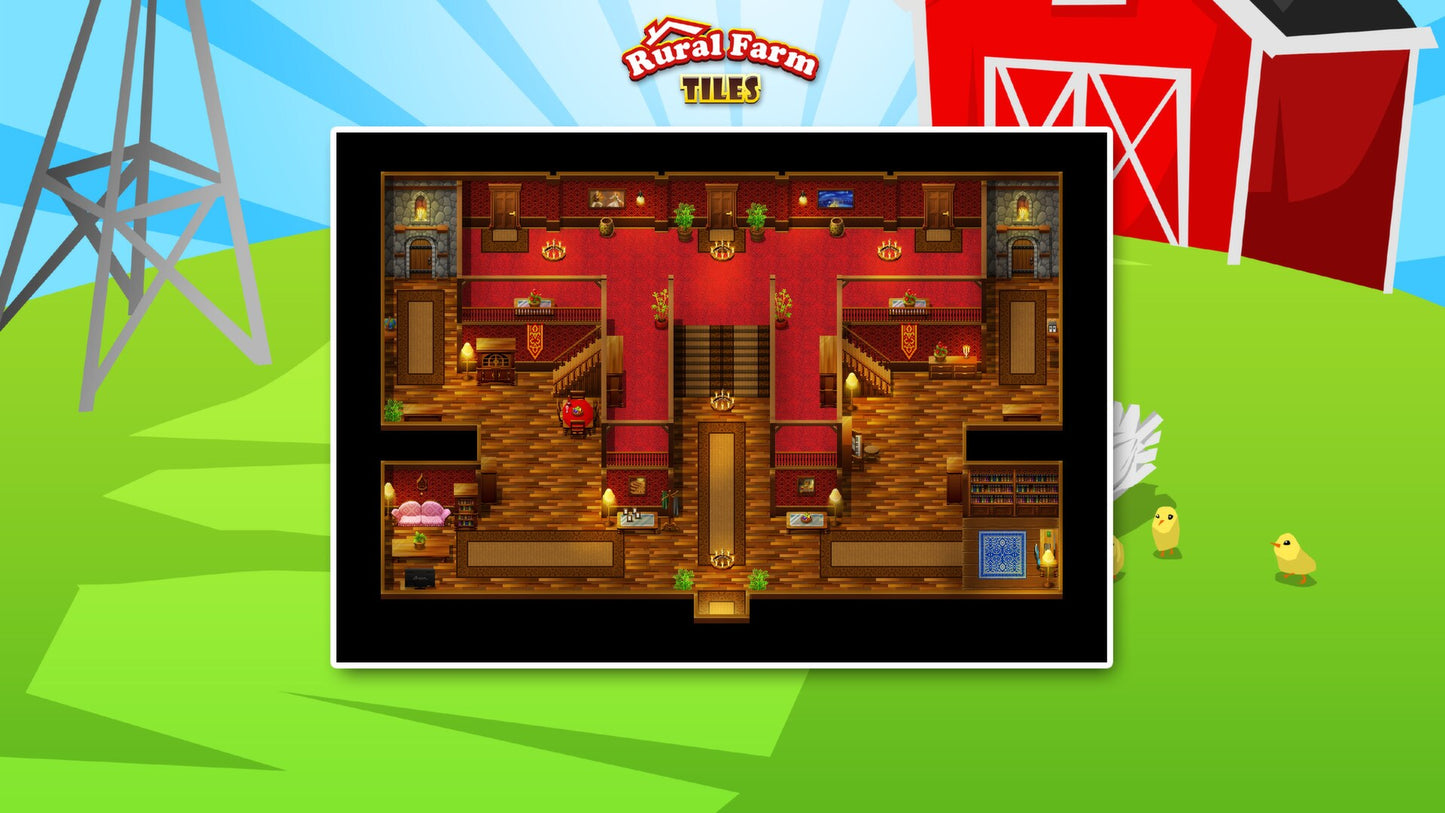 RPG Maker: Rural Farm Tiles Resource Pack Steam Key GLOBAL   - Degica [Email/Instant Delivery]