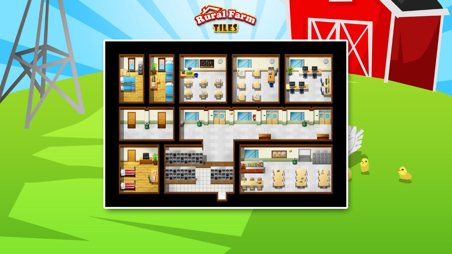 RPG Maker: Rural Farm Tiles Resource Pack Steam Key GLOBAL   - Degica [Email/Instant Delivery]