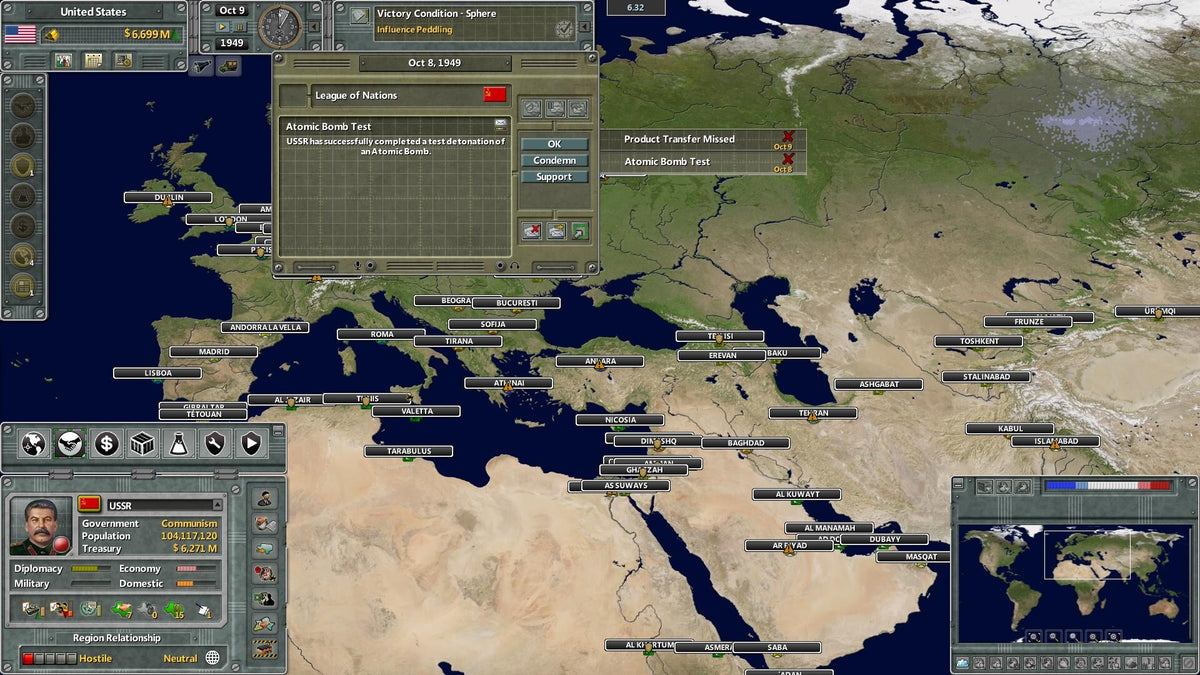 Supreme Ruler Ultimate (PC) - Steam Gift - GLOBAL   - BattleGoat Studios [Email/Instant Delivery]