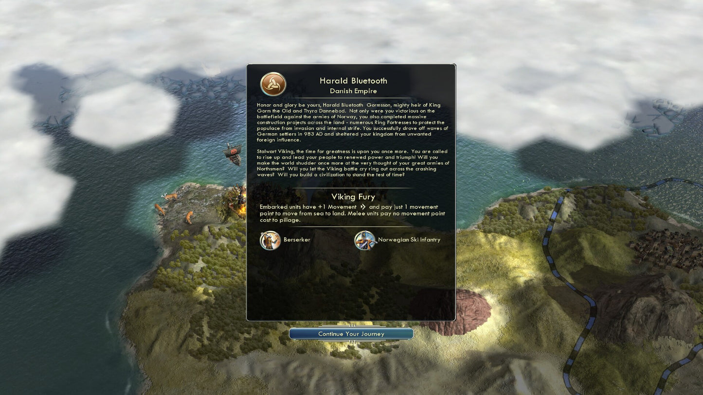 Sid Meier's Civilization V: Denmark and Explorer's Combo Pack Steam Key GLOBAL   - 2K Games [Email/Instant Delivery]