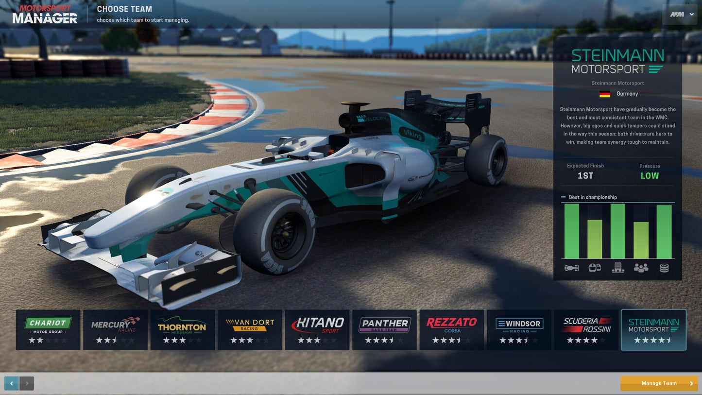 Motorsport Manager (PC) - Steam Key - GLOBAL   - SEGA [Email/Instant Delivery]