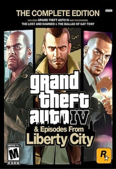 Grand Theft Auto IV Complete Edition PC - Rockstar Key - GLOBAL (ENG ONLY)   - Rockstar Games [Email/Instant Delivery]