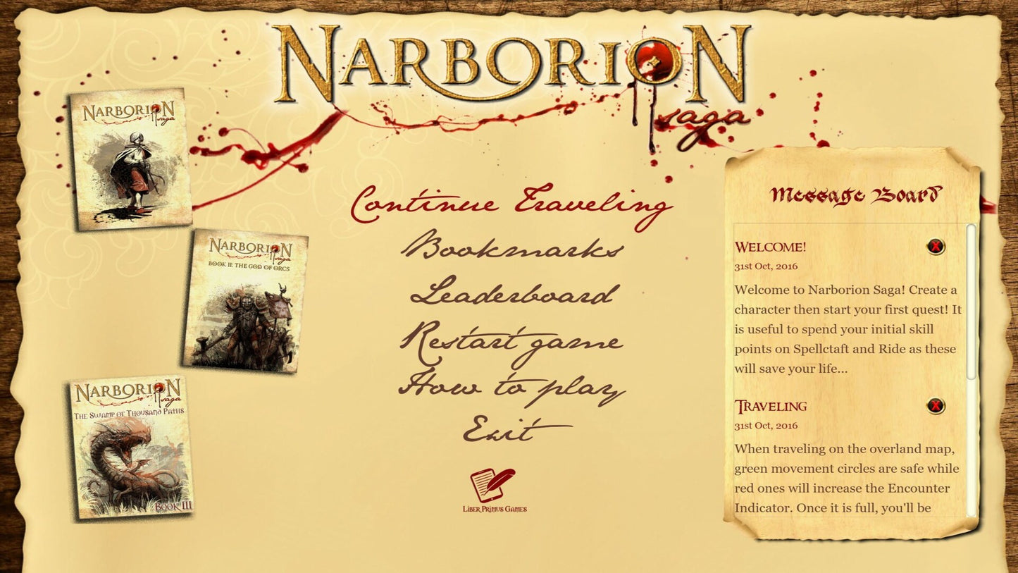 Narborion Saga (PC) - Steam Key - GLOBAL   - Liber Primus Games [Email/Instant Delivery]