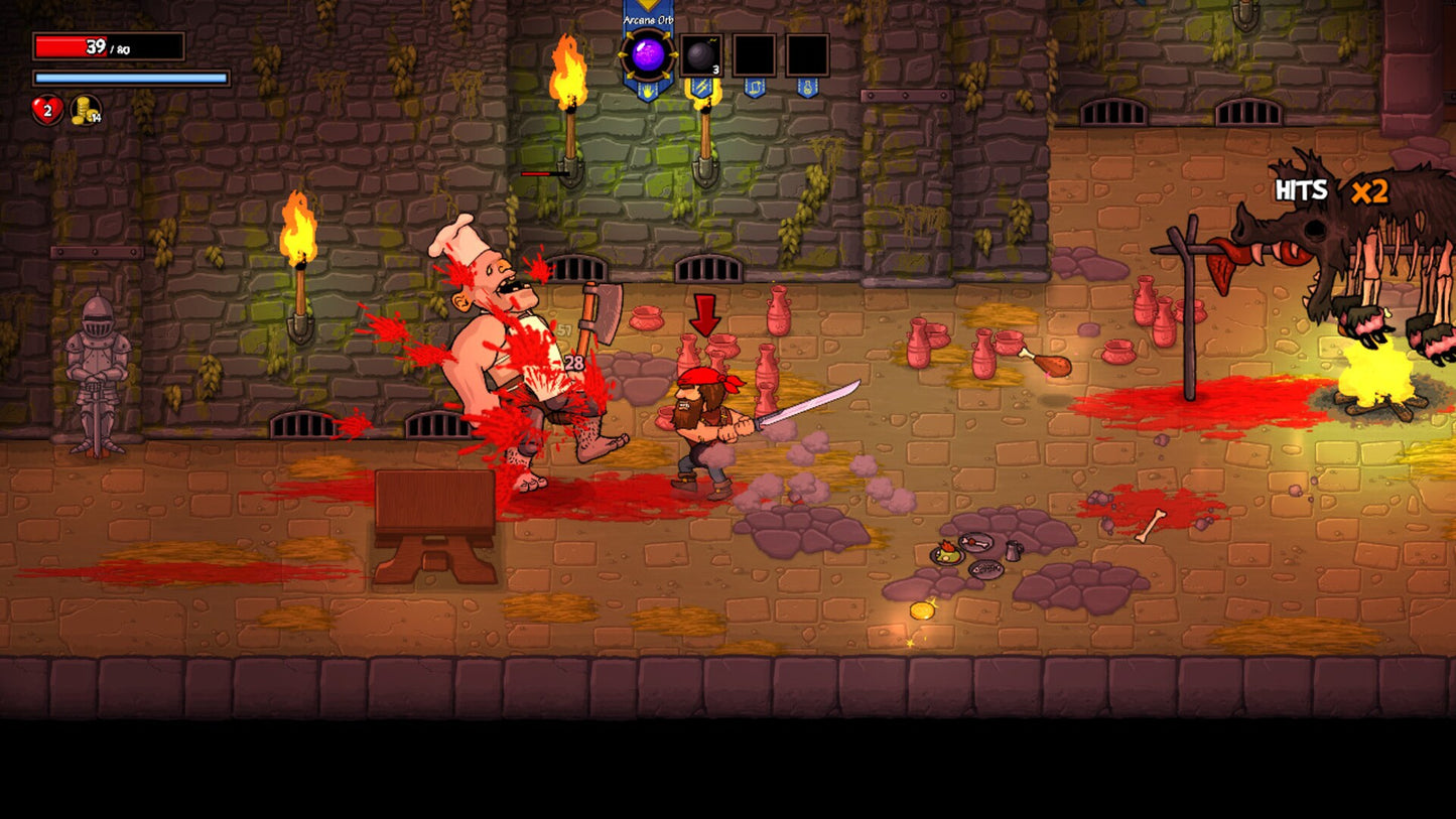 Rampage Knights Steam Gift GLOBAL   - Rake in Grass [Email/Instant Delivery]