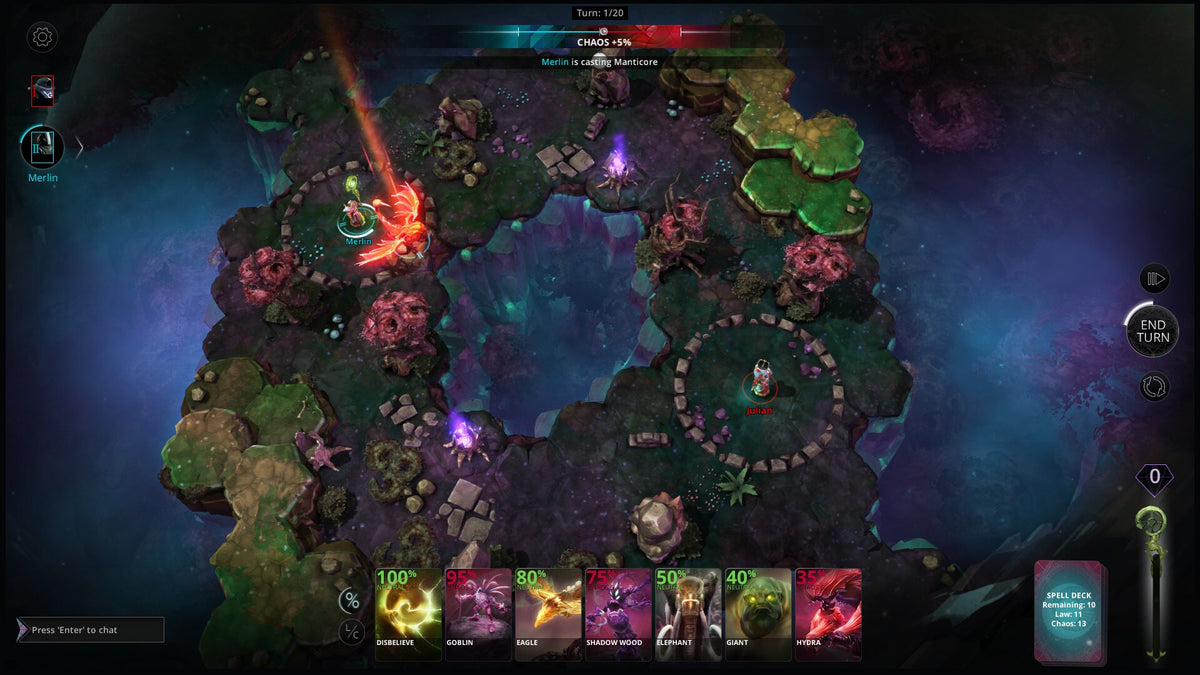 Chaos Reborn Steam Key GLOBAL   - Snapshot Games Inc. [Email/Instant Delivery]