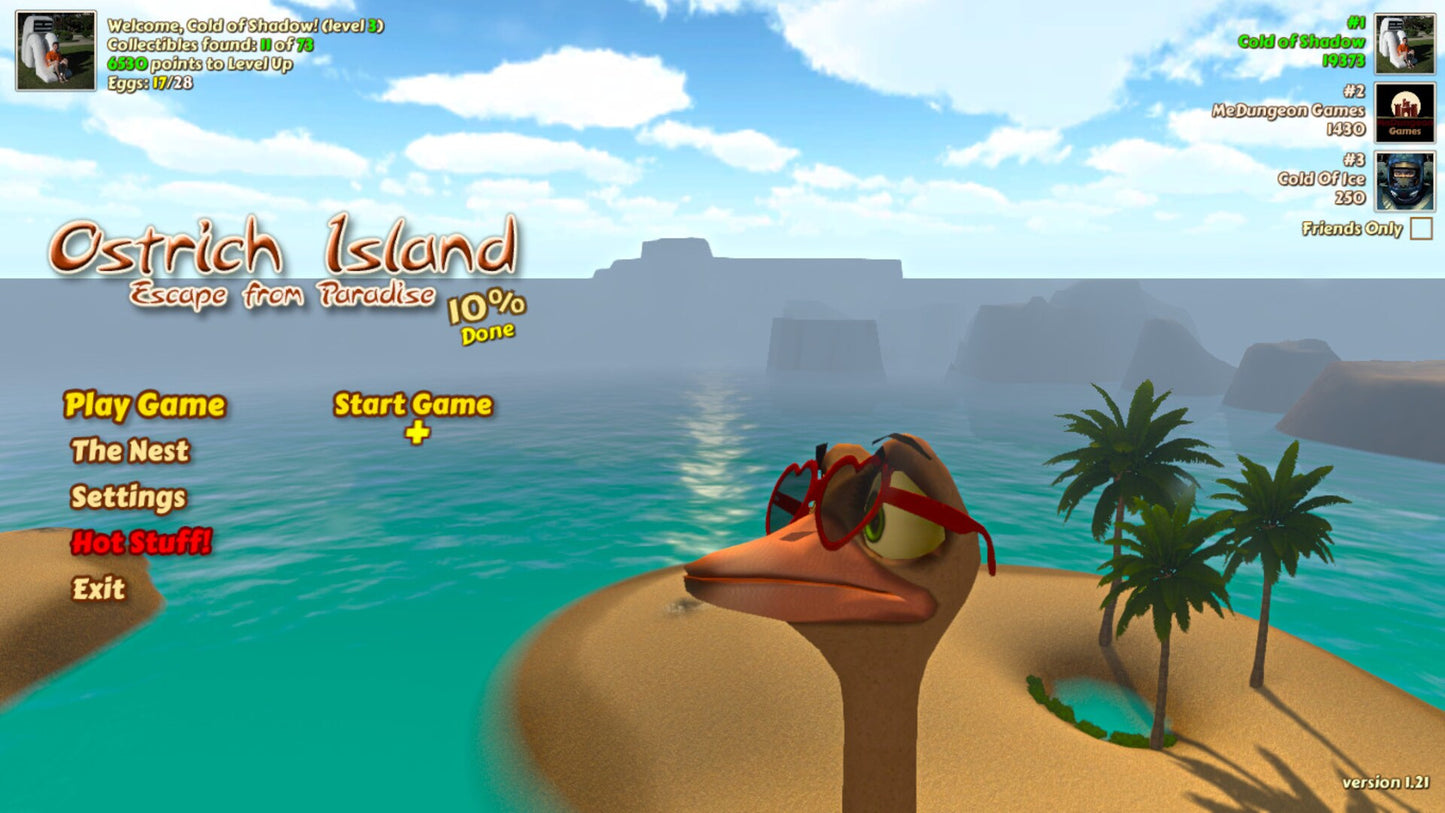 Ostrich Island Steam Key GLOBAL   - MeDungeon Ltd. [Email/Instant Delivery]