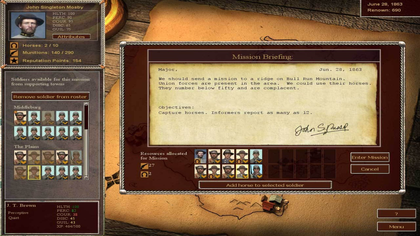 Mosby's Confederacy Steam Key GLOBAL   - Tilted Mill Entertainment [Email/Instant Delivery]