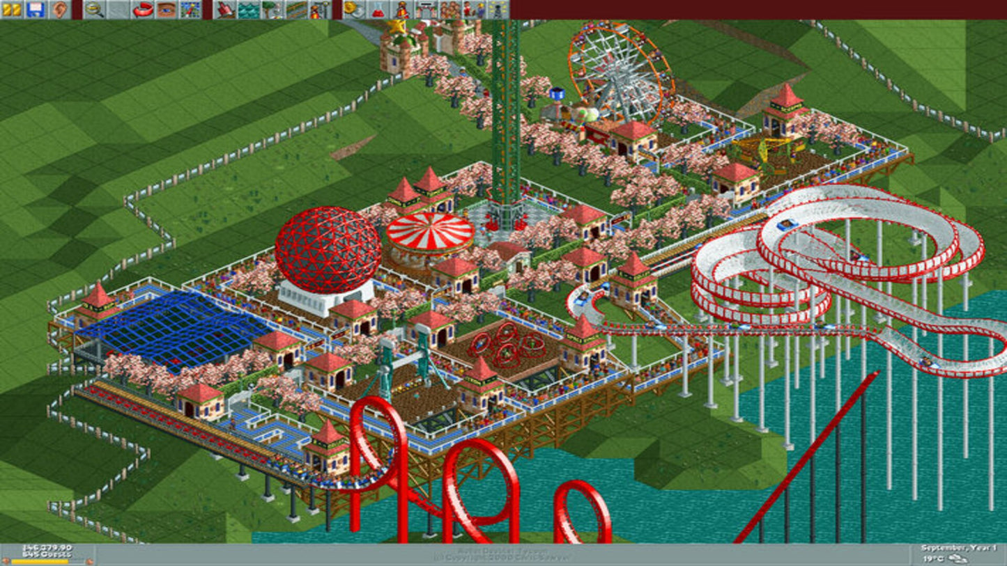 RollerCoaster Tycoon: Deluxe GOG.COM Key GLOBAL   - Atari [Email/Instant Delivery]