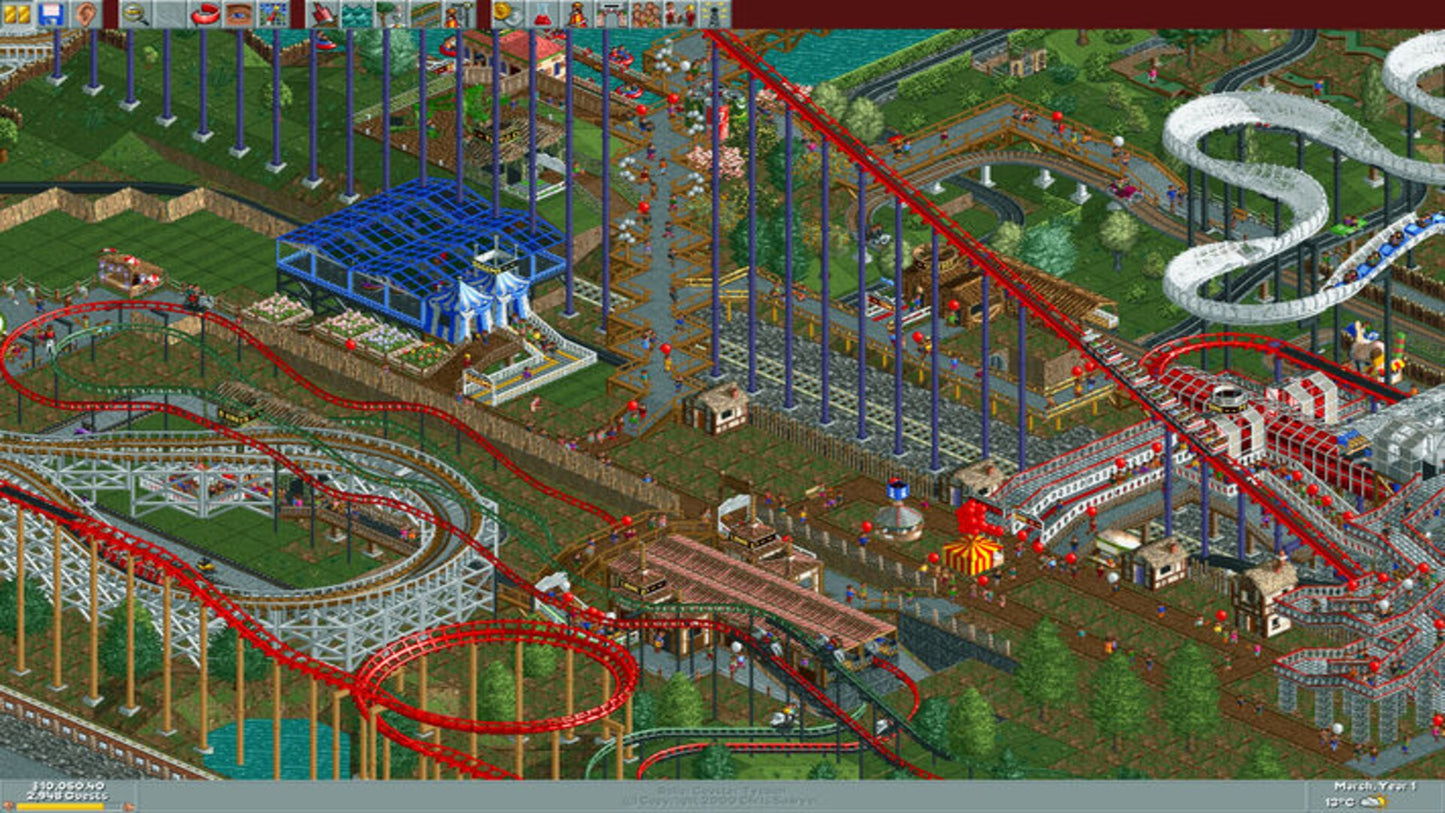 RollerCoaster Tycoon: Deluxe GOG.COM Key GLOBAL   - Atari [Email/Instant Delivery]
