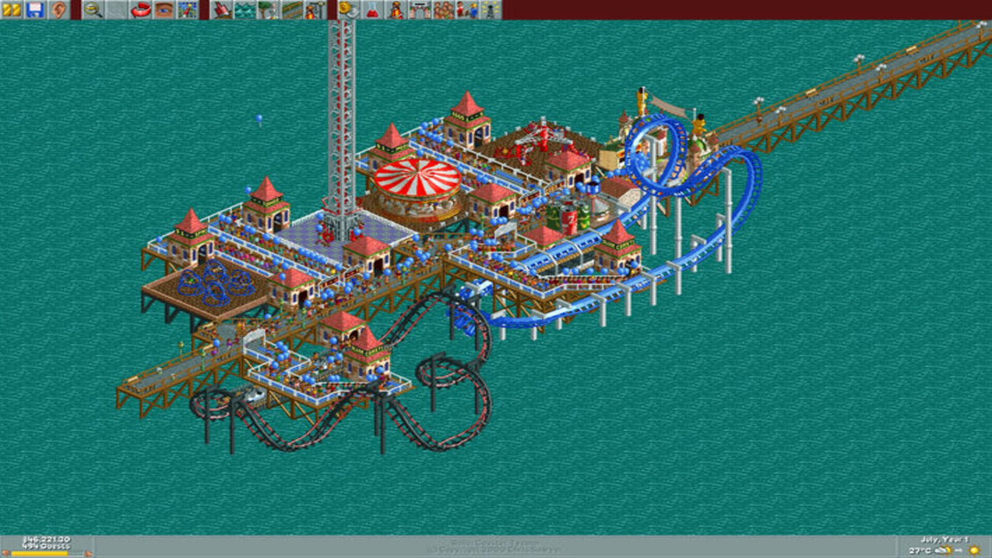RollerCoaster Tycoon: Deluxe GOG.COM Key GLOBAL   - Atari [Email/Instant Delivery]