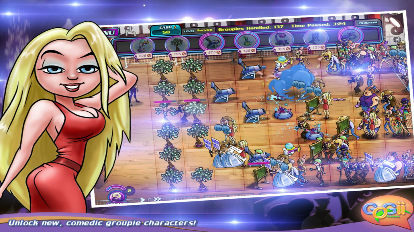 Shannon Tweed's Attack Of The Groupies Steam Key GLOBAL   - Strategy First [Email/Instant Delivery]