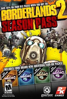 Borderlands 2 - Season Pass (PC) - Steam Key - GLOBAL   - 2K Games [Email/Instant Delivery]