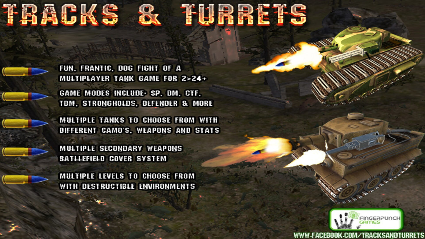 Tracks and Turrets (PC) - Steam Key - GLOBAL  [Email/Instant Delivery]