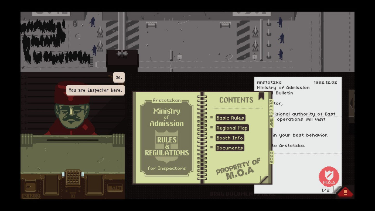 Papers, Please Steam Key GLOBAL   - 3909 [Email/Instant Delivery]