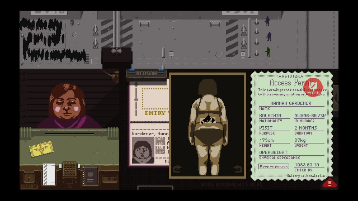 Papers, Please Steam Key GLOBAL   - 3909 [Email/Instant Delivery]