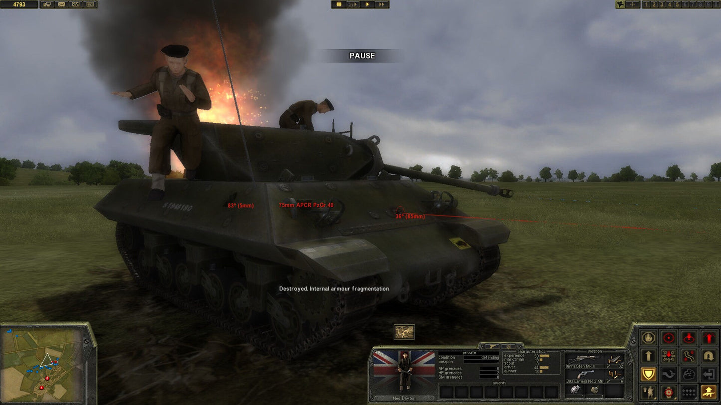 Theatre of War 2: Kursk 1943 - Battle for Caen Steam Key GLOBAL   - 1C Company [Email/Instant Delivery]