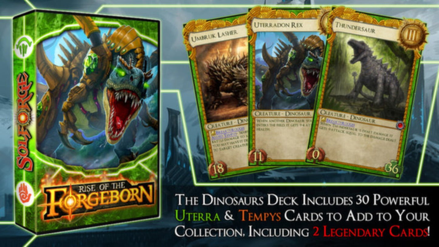 SolForge - Dinosaurs Deck EARLY ACCESS Steam Key GLOBAL   - Stone Blade Entertainment [Email/Instant Delivery]