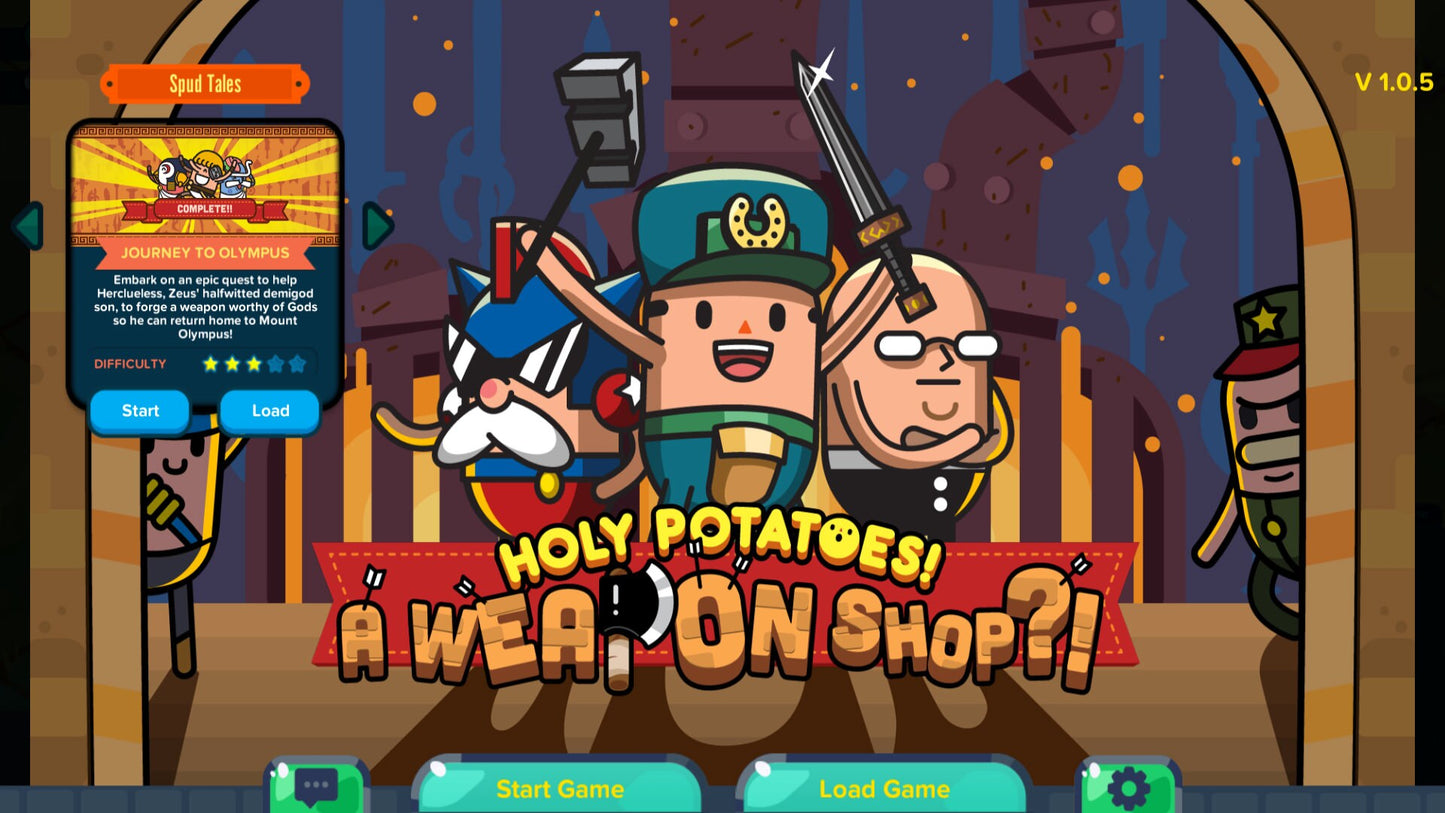Holy Potatoes! A Weapon Shop?! - Spud Tales: Journey to Olympus Steam Key GLOBAL   - Daedalic Entertainment [Email/Instant Delivery]
