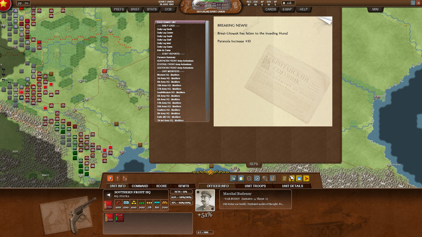 Decisive Campaigns: Barbarossa Steam Gift GLOBAL   - Slitherine Ltd. [Email/Instant Delivery]