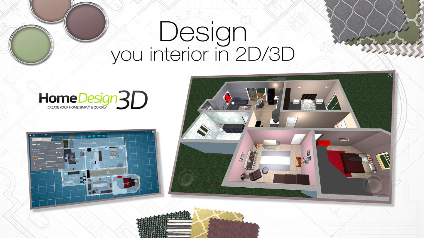 Home Design 3D | Ultimate (PC) - Steam Key - GLOBAL   - Anuman Interactive [Email/Instant Delivery]