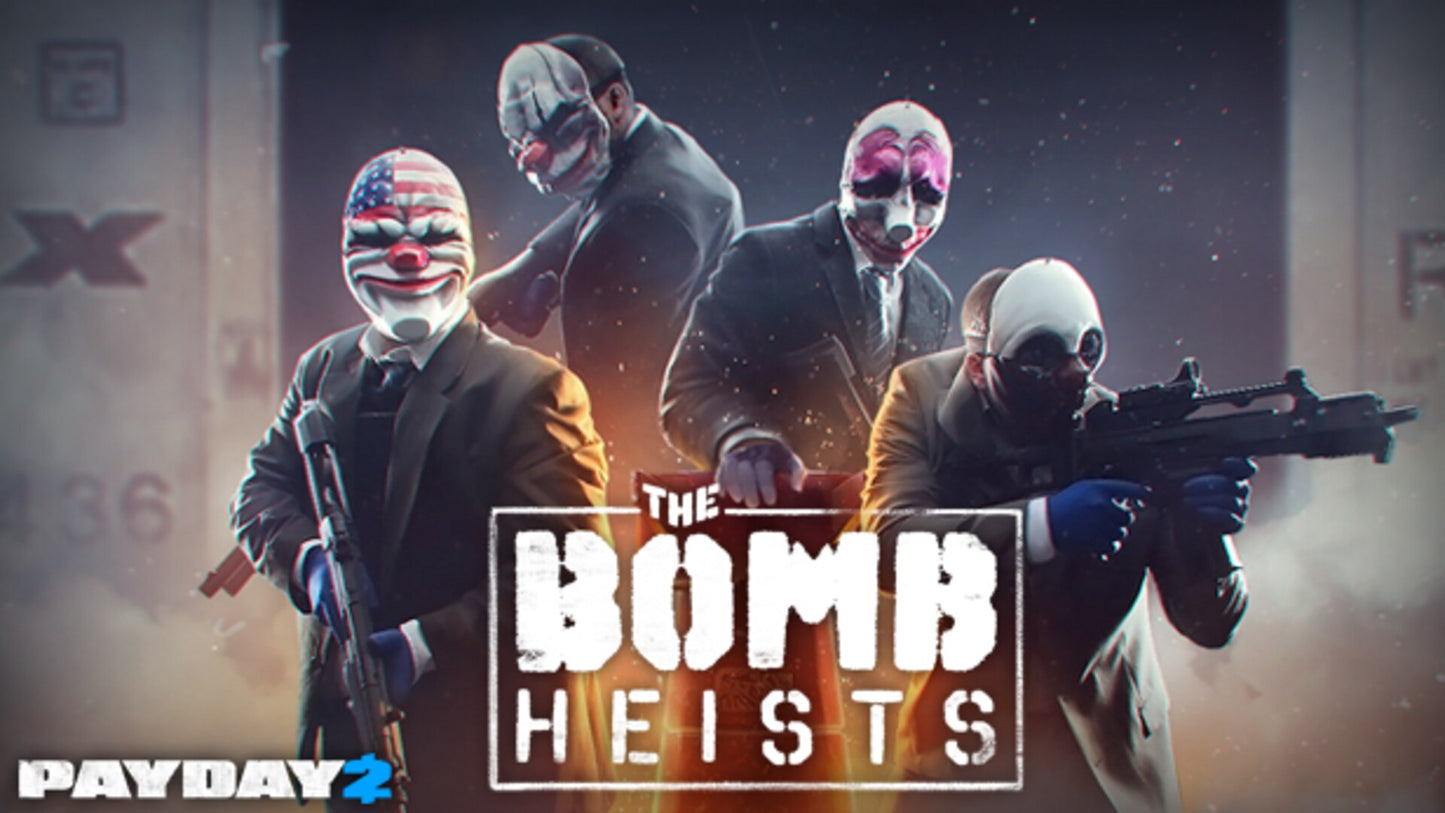 PAYDAY 2: The Bomb Heists (PC) - Steam Key - GLOBAL   - 505 Games [Email/Instant Delivery]