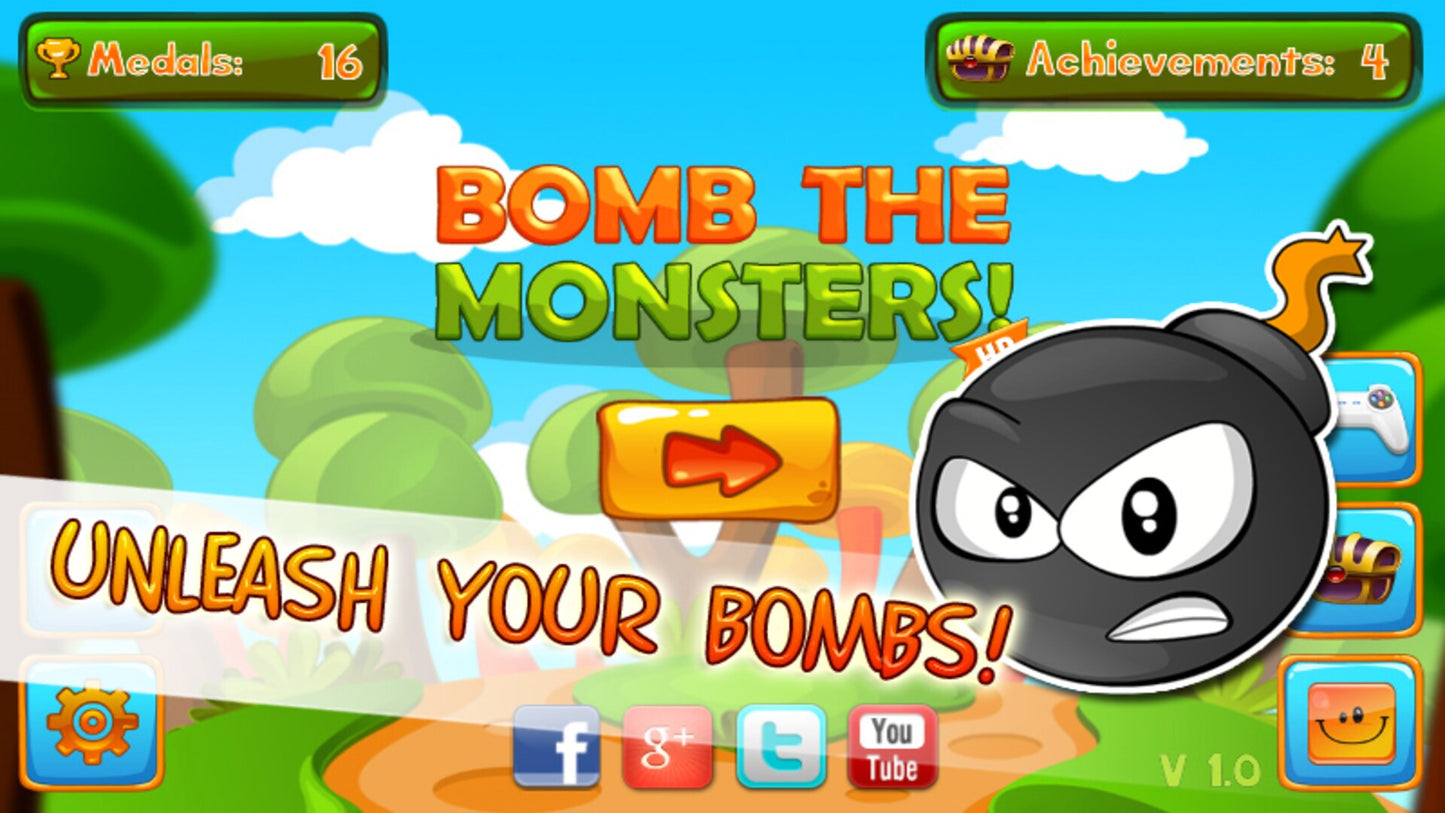Bomb the Monsters! Steam Key GLOBAL   - Immanitas Entertainment GmbH [Email/Instant Delivery]