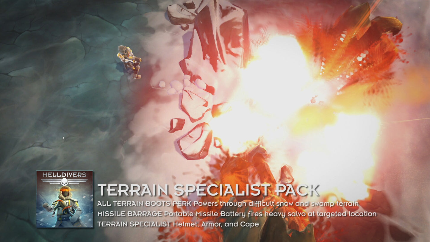 HELLDIVERS - Terrain Specialist Pack (PC) - Steam Key - GLOBAL   - PlayStation Mobile Inc. [Email/Instant Delivery]