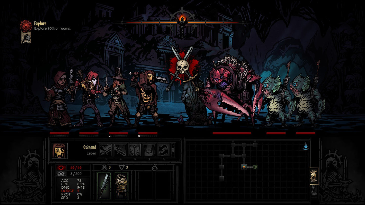 Darkest Dungeon (PC) - Steam Key - GLOBAL   - Red Hook Studios [Email/Instant Delivery]