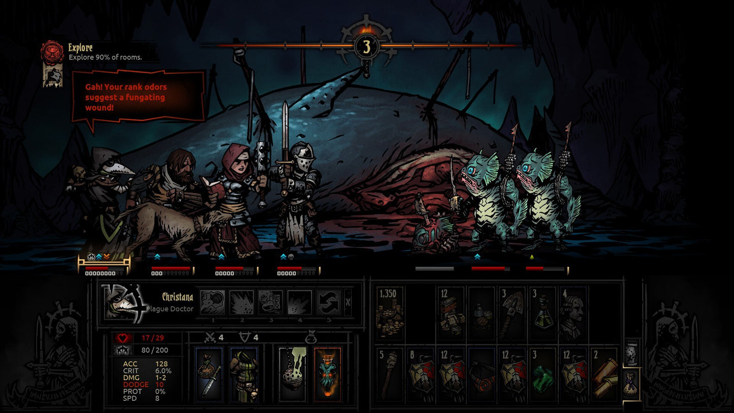 Darkest Dungeon (PC) - Steam Gift - GLOBAL   - Red Hook Studios [Email/Instant Delivery]