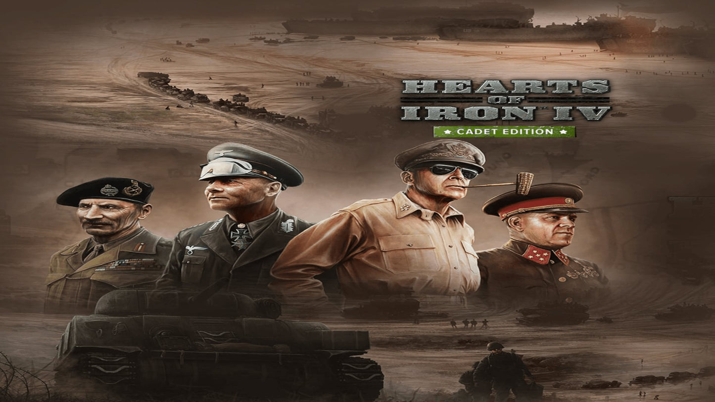 Hearts of Iron IV: Cadet Edition (PC) - Steam Key - GLOBAL   - Paradox Interactive [Email/Instant Delivery]
