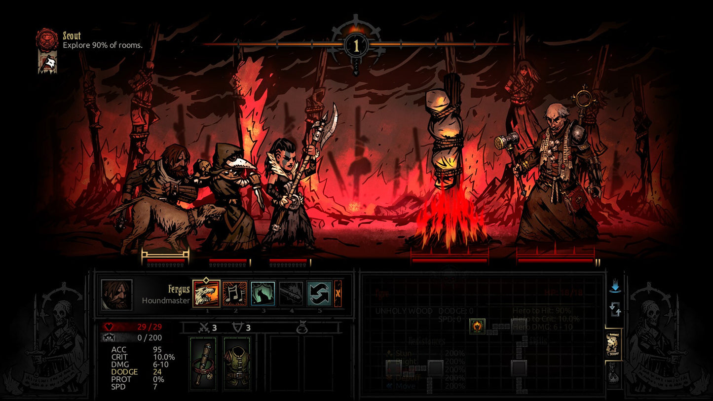 Darkest Dungeon: The Crimson Court Steam Key GLOBAL   - Red Hook Studios [Email/Instant Delivery]