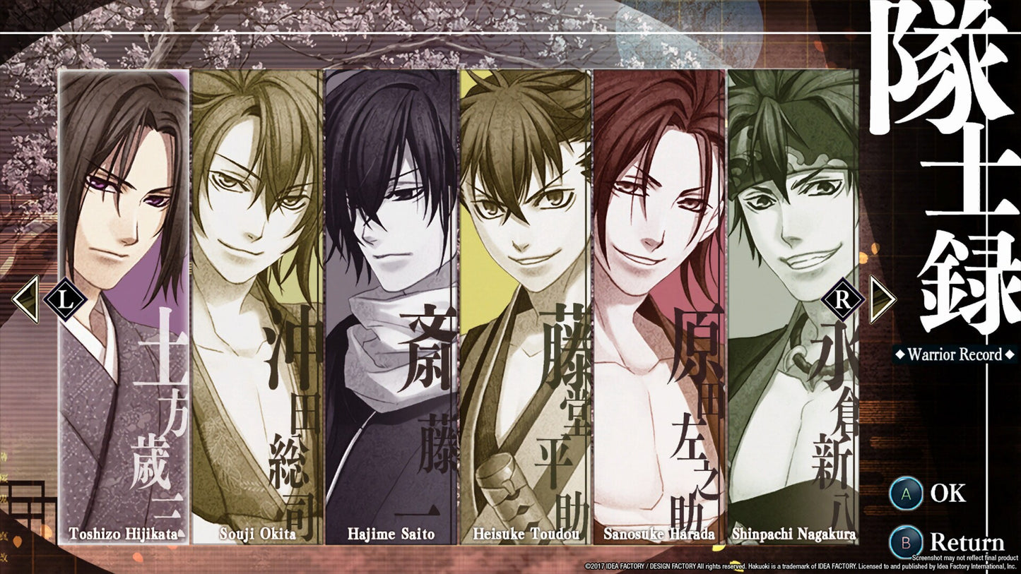 Hakuoki: Kyoto Winds (PC) - Steam Key - GLOBAL   - Idea Factory International [Email/Instant Delivery]