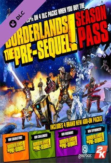 Borderlands: The Pre-Sequel Season Pass (PC) - Steam Key - GLOBAL   - 2K Games [Email/Instant Delivery]