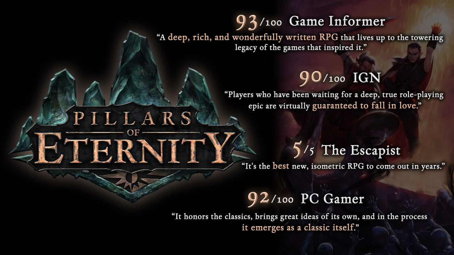 Pillars of Eternity | Definitive Edition (PC) - Steam Key - GLOBAL   - Paradox Interactive [Email/Instant Delivery]