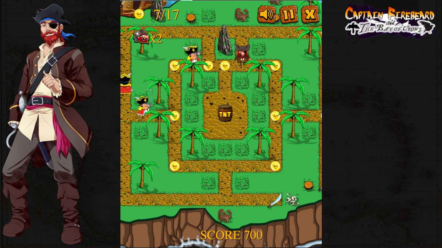 Captain Firebeard and the Bay of Crows Steam Key GLOBAL   - Sapphire Dragon Productions [Email/Instant Delivery]